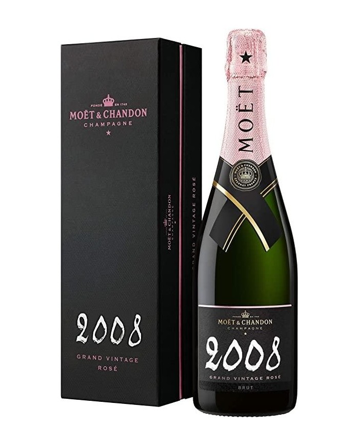 CHAMPAGNE MOET & CHANDON ROSE' VINTAGE (2008)| ML. 750| Astucciato
