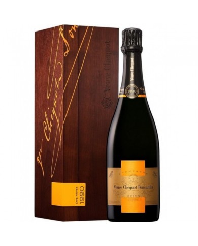 CHAMPAGNE VEUVE CLICQUOT CAVE PRIVEE (1990)| ML. 3000 Jeroboam| Cassa Legno