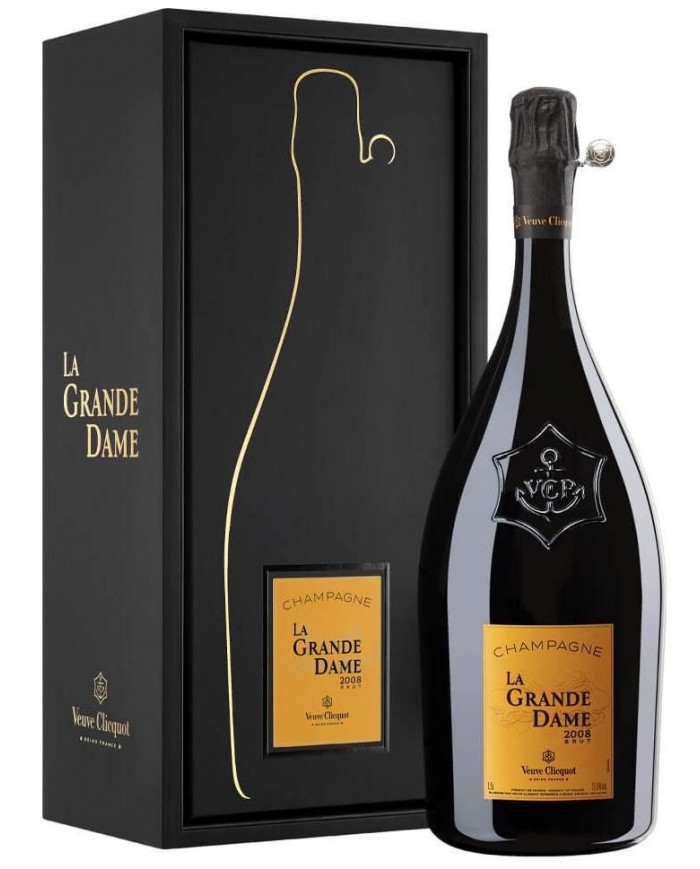 CHAMPAGNE VEUVE CLIQUOT LA GRANDE DAME BRUT (2008)| ML. 1500 Magnum| Astucciato