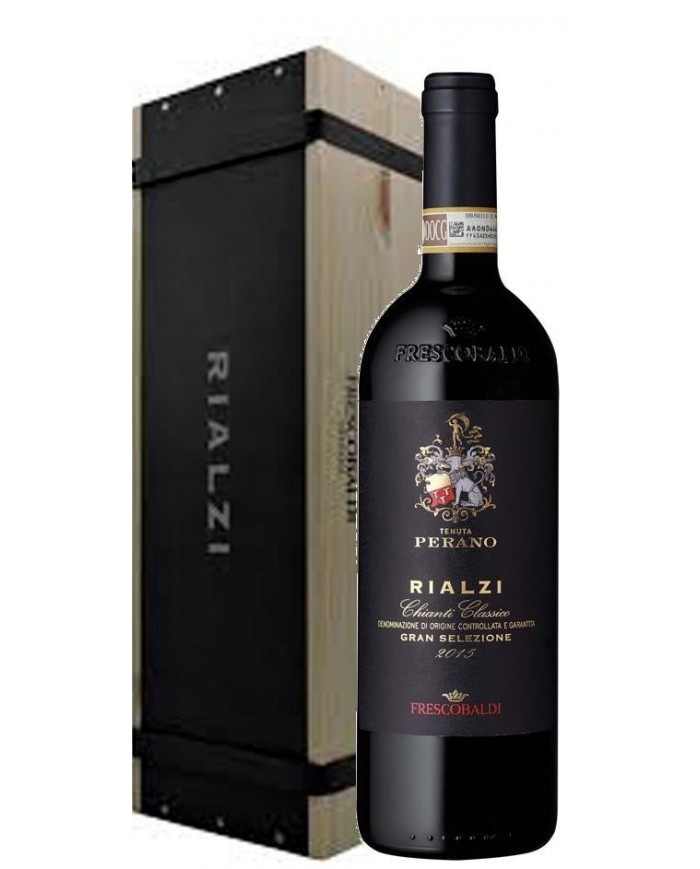 CHIANTI CLASSICO GRAN SELEZIONE RIALZI PERANO FRESCOBALDI (2015)| ML. 1500 Magnum| Cassa Legno