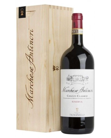 CHIANTI CLASSICO RISERVA MARCHESE ANTINORI (2018)| ML. 1500 Magnum| Cassa Legno