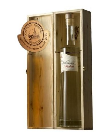 GRAPPA CUVEE MILLESIMATA MORBIDA BIANCA PERONI| ML. 1500| Cassa Legno