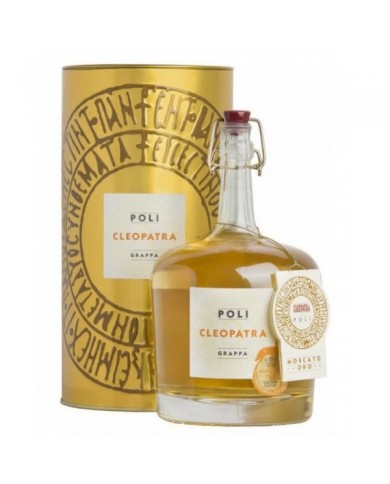 GRAPPA MOSCATO ORO CLEOPATRA POLI| ML. 700| Astucciata