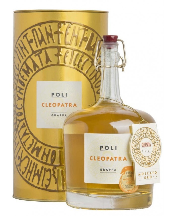 GRAPPA MOSCATO ORO CLEOPATRA POLI| ML. 700| Astucciata