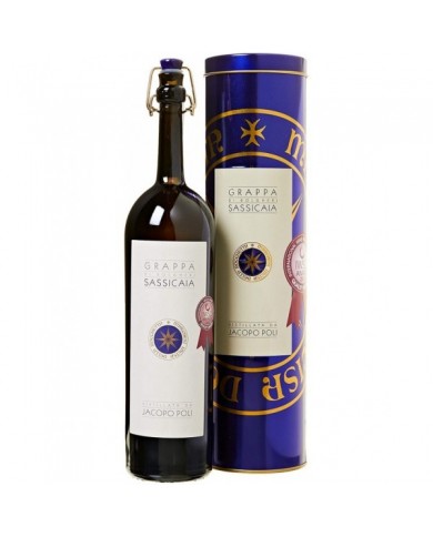 GRAPPA SASSICAIA POLI| ML. 500| Astucciata