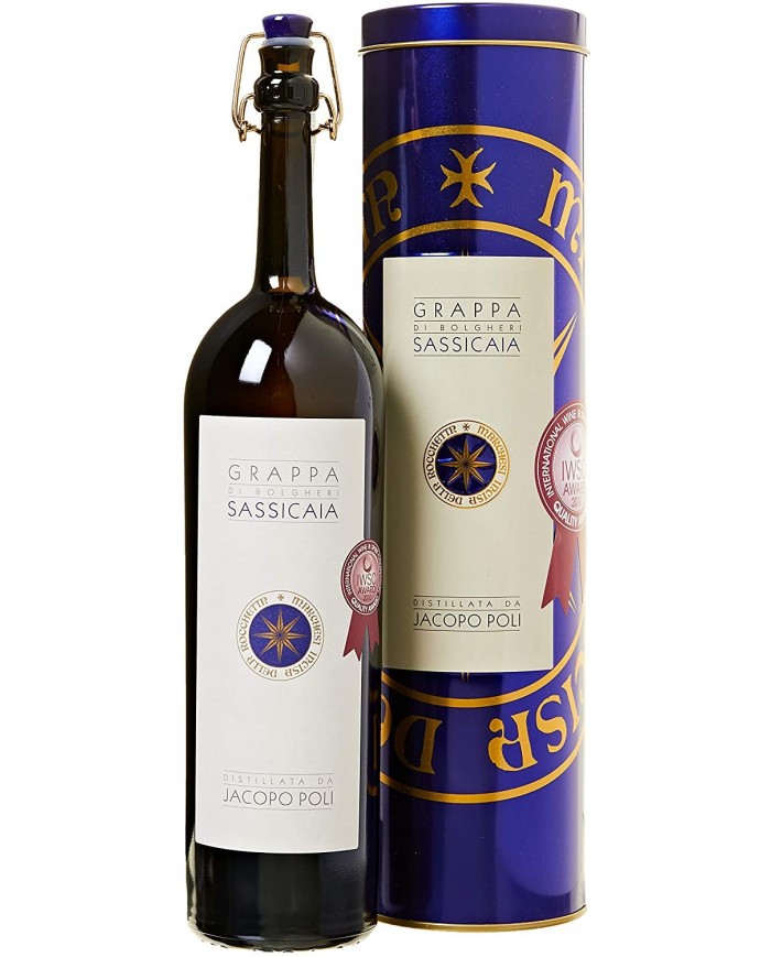 GRAPPA SASSICAIA POLI| ML. 500| Astucciata