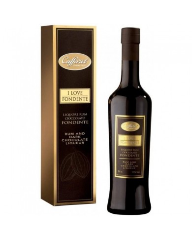 LIQUORE AL RHUM E CIOCCOLATO I LOVE FONDENTE CAFFAREL| ML. 500| Astucciato