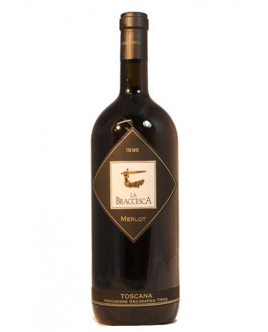 MERLOT LA BRACCESCA ANTINORI (1998)| ML. 1500 Magnum| Cassa Legno