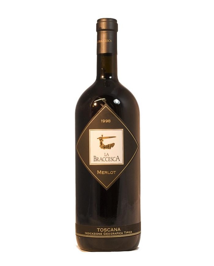 MERLOT LA BRACCESCA ANTINORI (1998)| ML. 1500 Magnum| Cassa Legno