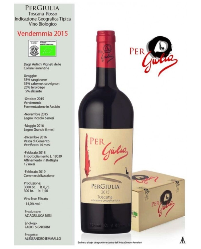 PER GIULIA ROSSO NESI ,  BIO (2015)| ML. 1500 Magnum| Astucciato