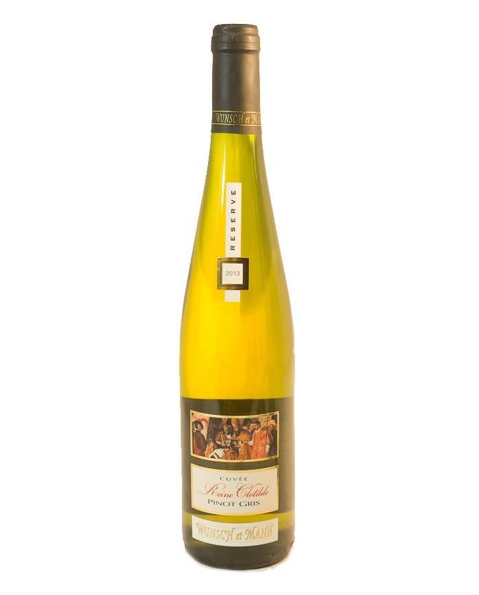 PINOT GRIS CUVEE REINE CLOTILDE WUNSCH ET MANN - BIO - (2013)| ML. 750