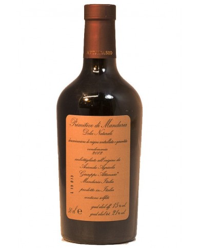 PRIMITIVO DI MANDURIA PASSITO ATTANASIO (2013)| ML. 500| Astuccio