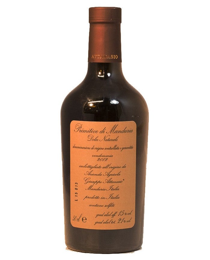 PRIMITIVO DI MANDURIA PASSITO ATTANASIO (2013)| ML. 500| Astuccio