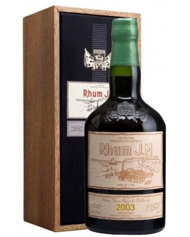 RHUM J.M. HORS D'AGE 2003 15Y| ML. 700| Cassa Legno