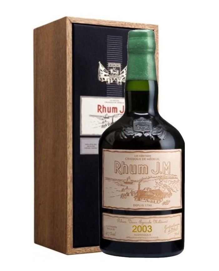 RHUM J.M. HORS D'AGE 2003 15Y| ML. 700| Cassa Legno