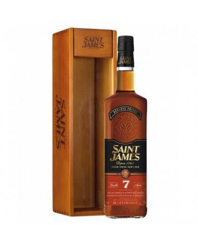 RHUM SAINT JAMES VIEUX 7Y| ML. 700| Cassa Legno