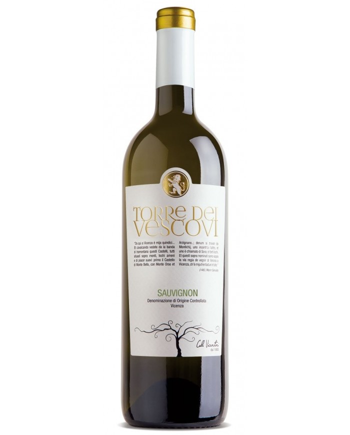 SAUVIGNON TORRE DEI VESCOVI COLLI VICENTINI (2019)| ML. 750