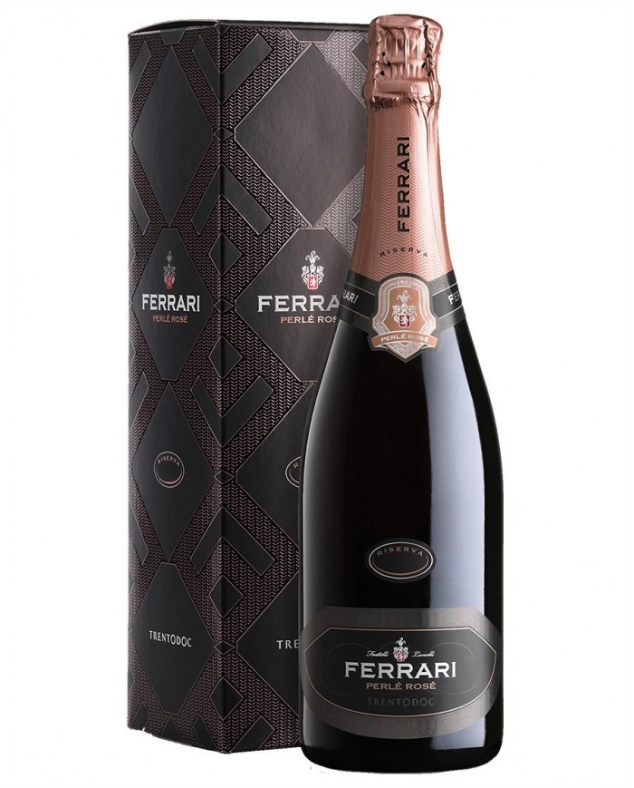 SPUMANTE FERRARI PERLE' ROSE' MILLESIMATO (2015)| ML. 700| Astuccio