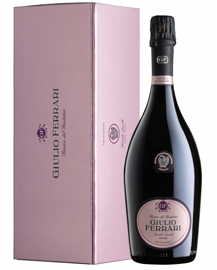SPUMANTE FERRARI RISERVA DEL FONDATORE GIULIO FERRARI ROSE' (2007)| ML. 750| Astucciato