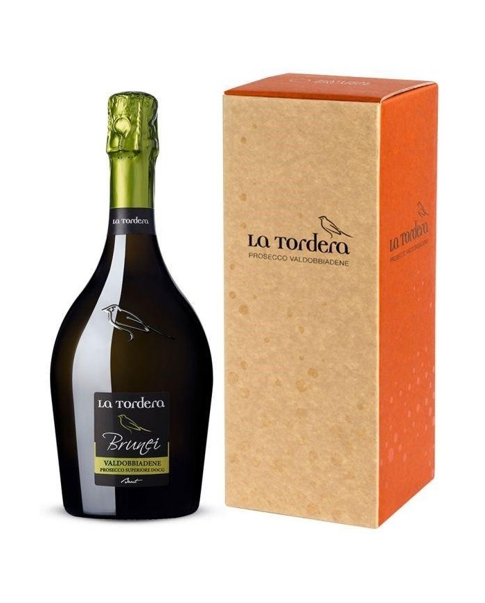 SPUMANTE LA TORDERA BRUNEI VALDOBBIADENE PROSECCO SUPERIORE BRUT| ML. 1500 Magnum| Astucciato