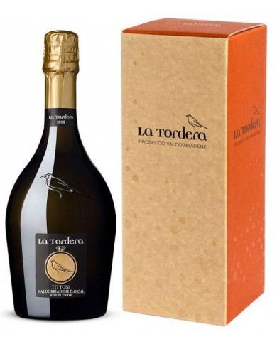 SPUMANTE LA TORDERA TITTONI RIVE DI VIDOR VALDOBBIADENE PROSECCO SUPERIORE (2019)| ML. 1500 Magnum| Astucciato