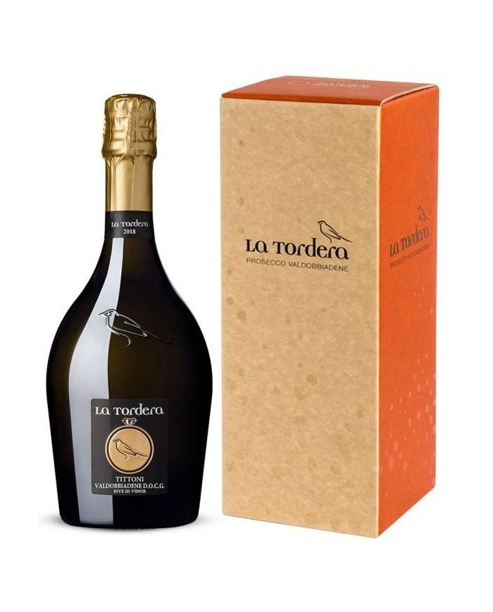 SPUMANTE LA TORDERA TITTONI RIVE DI VIDOR VALDOBBIADENE PROSECCO SUPERIORE (2019)| ML. 1500 Magnum| Astucciato