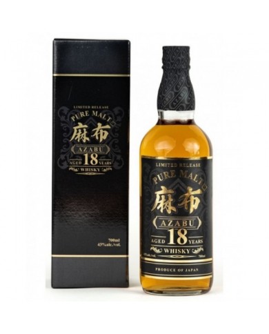 WHISKY AZABU 18Y PURE MALT| ML. 700| Astucciato