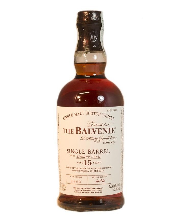 WHISKY BALVENIE SINGLE BARREL 15Y|  ML. 700