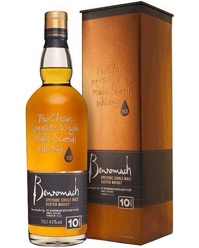 WHISKY BENROMACH 10Y| ML. 700| Astucciato