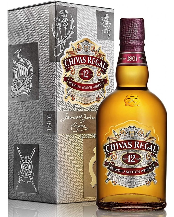 WHISKY CHIVAS REGAL 12Y| ML. 700| Astucciato