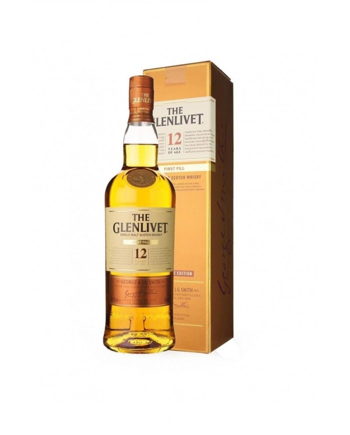 WHISKY GLENLIVET 12Y FIRST FILL| ML. 700| Astucciato