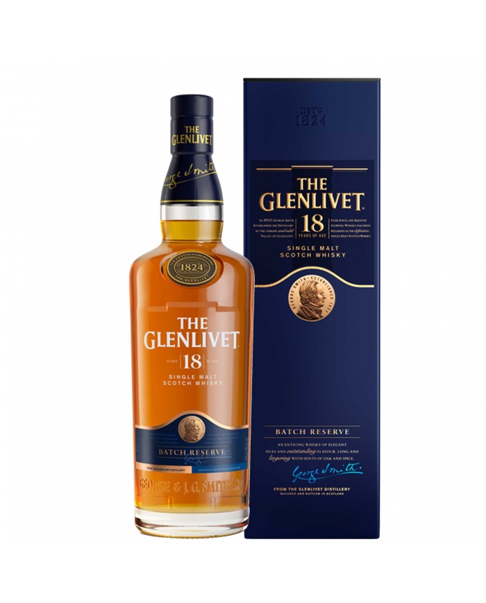 WHISKY GLENLIVET 18Y| ML. 700| Astucciato