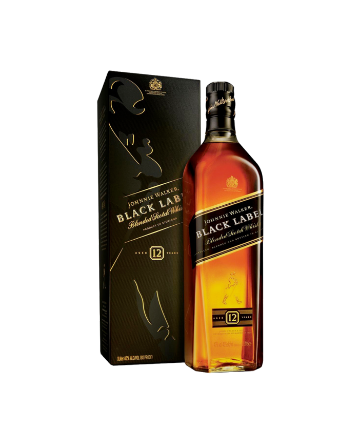 WHISKY JOHNNIE WALKER 12Y BLACK LABEL| ML. 700| Astucciato