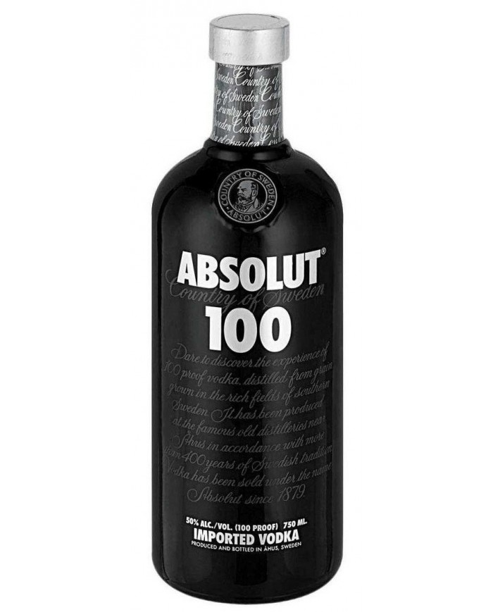 WODKA ABSOLUT 100 PROOF| ML. 1000