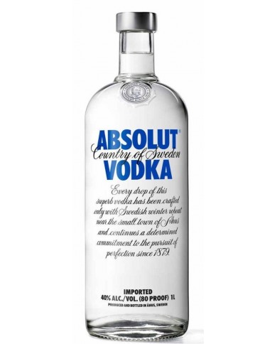 WODKA ABSOLUT BLU| ML. 1000