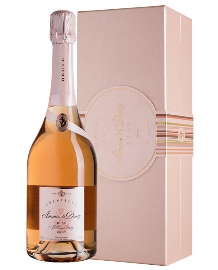 CHAMPAGNE AMOUR DE DEUTZ BRUT ROSE' MILLESIMATO (2009)| ML. 750| Astucciato