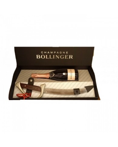CHAMPAGNE BOLLINGER LA GRANDE ANNEE ROSE' 2005 CON SCIABOLA| ML.750| Cofanetto