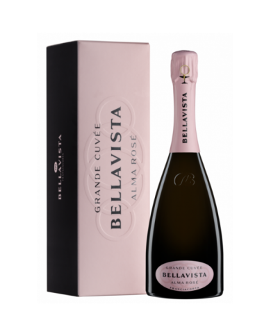 FRANCIACORTA BELLAVISTA ALMA GRAN CUVEE' BRUT ROSE'|ML. 1500 Magnum|Astucciato