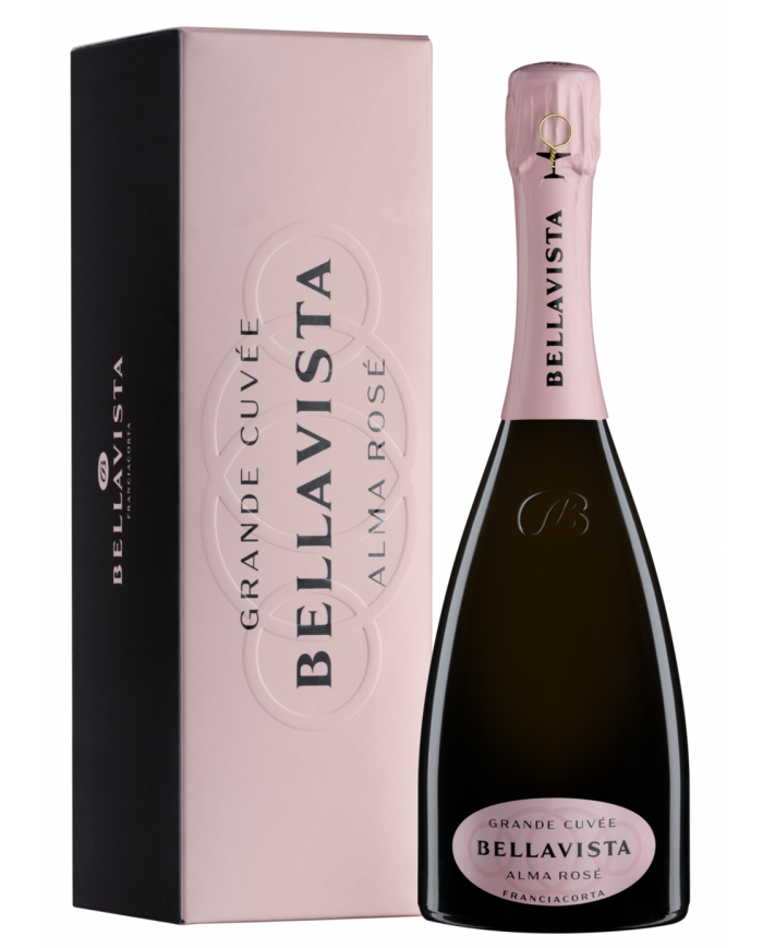 FRANCIACORTA BELLAVISTA ALMA GRAN CUVEE' BRUT ROSE'|ML. 1500 Magnum|Astucciato