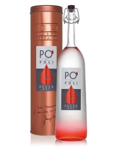 GRAPPA MERLOT SECCA PO POLI| ML. 700| Astucciata
