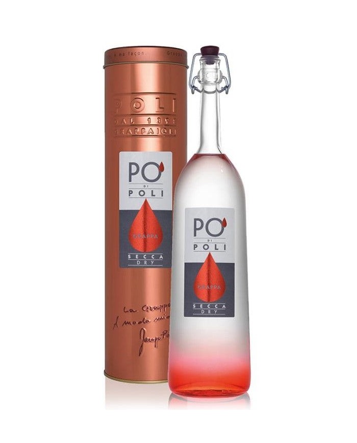 GRAPPA MERLOT SECCA PO POLI| ML. 700| Astucciata