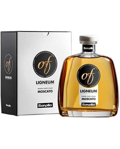 GRAPPA OF LIGNEUM MOSCATO BONOLLO| ML. 700| Astuccio