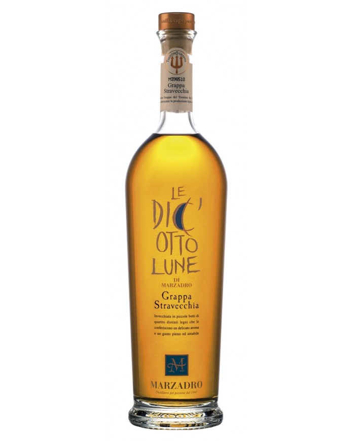 GRAPPA STRAVECCHIA LE DICIOTTO LUNE MARZADRO| ML. 700