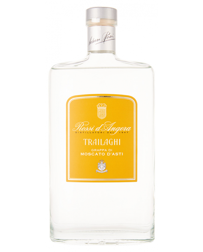 GRAPPA TRAILAGHI MOSCATO D'ASTI ROSSI D'ANGERA| ML. 700| Astucciata