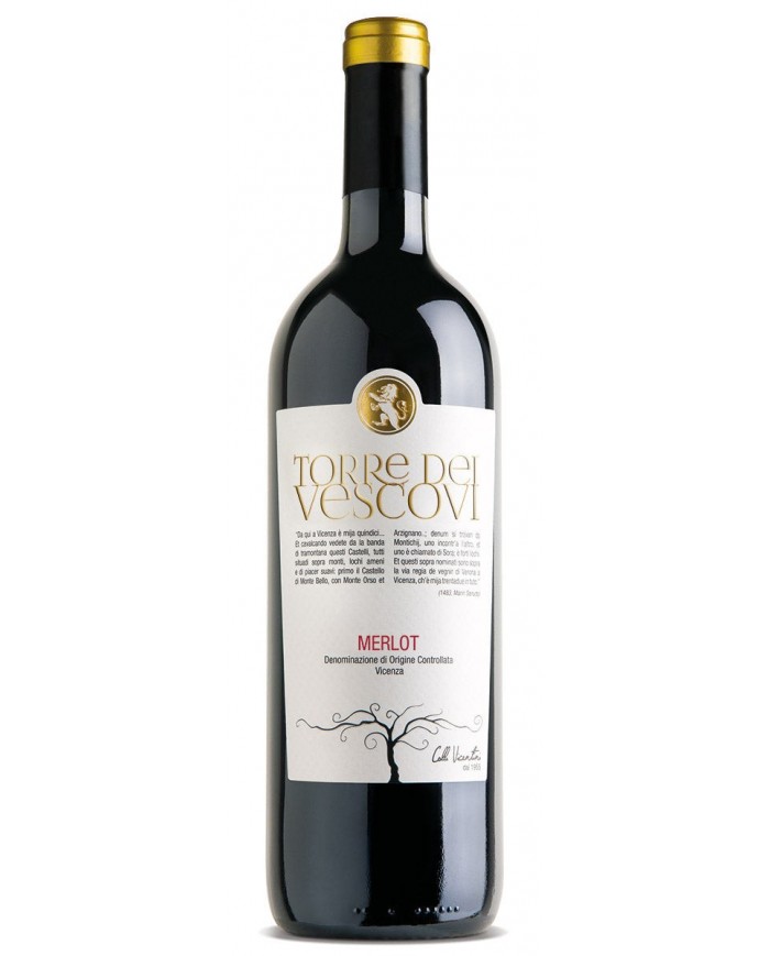 MERLOT TORRE DEI VESCOVI COLLI VICENTINI (2019)| ML. 750