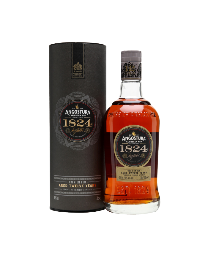 RHUM ANGOSTURA 1824 DARK 12Y| ML. 700| Astucciato