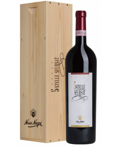 SFURSAT 5 STELLE SFORZATO NINO NEGRI (2017)| ML. 1500 Magnum| Cassa Legno
