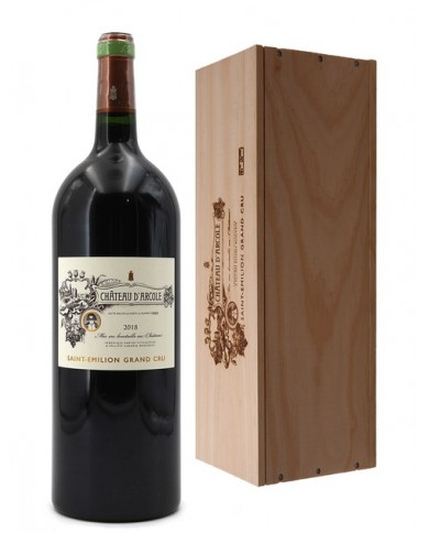 SAINT EMILION GRAND CRU CHATEAU D'ARCOLE - BIO (2019)| ML. 1500 Magnum| Cassa Legno