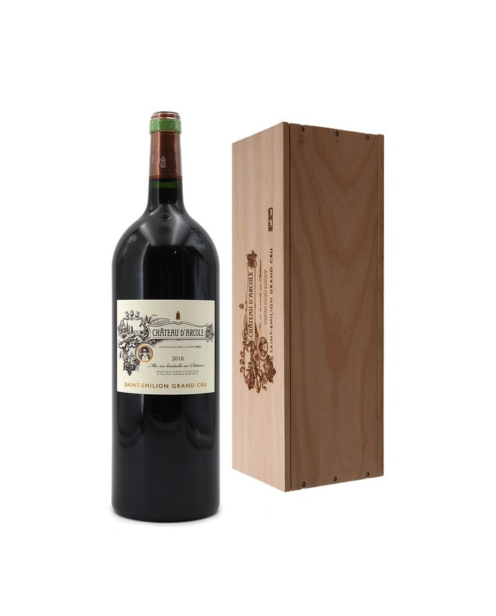 SAINT EMILION GRAND CRU CHATEAU D'ARCOLE - BIO (2019)| ML. 1500 Magnum| Cassa Legno