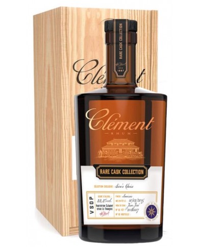 RHUM CLEMENT RARE CASK SASSICAIA| ML. 500| Cassa Legno